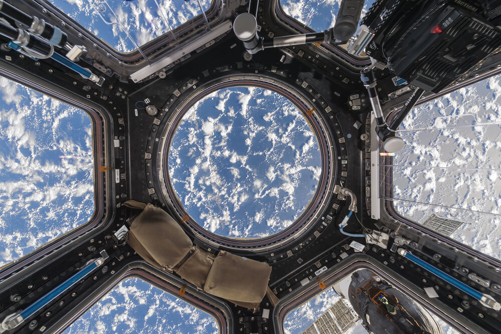 ISS nadir Cupola view of home planet